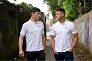 18 June 2024; Dublin legend Diarmuid Connolly, left, and former Cork dual star Eoin Cadogan teamed up with BoyleSports to preview this weekend’s action. Get paid out early with BoyleSports if your team goes 7 points ahead, even if they draw or lose!. Photo by Harry Murphy/Sportsfile