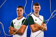 18 June 2024; Sean Waddilove and Robert Dickson in attendance during the Team Ireland Paris 2024 team announcement at Irish Sailing Performance HQ in Dun Laoghaire, Dublin. Photo by Sam Barnes/Sportsfile