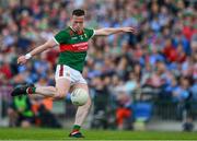 16 June 2024; Stephen Coen of Mayo during the GAA Football All-Ireland Senior Championship Round 3 match between Dublin and Mayo at Dr Hyde Park in Roscommon. Photo by Ray McManus/Sportsfile