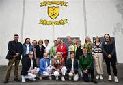 22 June 2024; The 1974 Rathnure St Anne's GAA Camogie team during a special plaque unveiling ceremony as the Camogie Association celebrates 50 years of Féile na nGael, at Rathnure St Anne's GAA and Camogie Club in Ruthnure, Wexford. Photo by Harry Murphy/Sportsfile