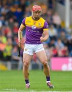 22 June 2024; Lee Chin of Wexford celebrates after scoring a penalty during the GAA Hurling All-Ireland Senior Championship quarter-final match between Clare and Wexford at FBD Semple Stadium in Thurles, Tipperary. Photo by John Sheridan/Sportsfile