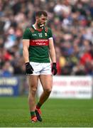 22 June 2024; Aidan O'Shea of Mayo during the GAA Football All-Ireland Senior Championship preliminary quarter-final match between Mayo and Derry at Hastings Insurance MacHale Park in Castlebar, Mayo. Photo by Seb Daly/Sportsfile