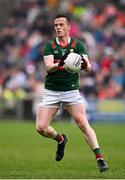 22 June 2024; Stephen Coen of Mayo during the GAA Football All-Ireland Senior Championship preliminary quarter-final match between Mayo and Derry at Hastings Insurance MacHale Park in Castlebar, Mayo. Photo by Seb Daly/Sportsfile