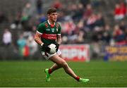 22 June 2024; Jordan Flynn of Mayo during the GAA Football All-Ireland Senior Championship preliminary quarter-final match between Mayo and Derry at Hastings Insurance MacHale Park in Castlebar, Mayo. Photo by Seb Daly/Sportsfile