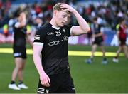 23 June 2024; Luke Casserly of Sligo after his side's defeat in the Tailteann Cup semi-final match between Sligo and Down at Croke Park in Dublin. Photo by Piaras Ó Mídheach/Sportsfile