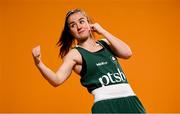 28 June 2024; Kellie Harrington during the Team Ireland Paris 2024 boxing team announcement at the Sport Ireland Institute in Dublin. Photo by Ramsey Cardy/Sportsfile