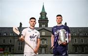 25 June 2024; Shane Kingston of Cork, left, and Declan Hannon of Limerick are calling on GAA clubs across the country to take part in the ‘eir for all’ Poc Tapa Challenge to be in with a chance to win up to €5,000 for their club and the chance to play on the hallowed turf of Croke Park on All Ireland Semi-Final Day. The Poc Tapa Challenge, designed to inspire GAA clubs across Ireland to demonstrate that the fastest wins in both hurling and the provision of superfast broadband, is open for entries until Tuesday, 2nd July at 11pm. eir has been a proud partner of the GAA since 2011 and is in the second of its five-year official sponsorship of the GAA All-Ireland Senior Hurling Championship. Photo by Ramsey Cardy/Sportsfile