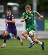 28 June 2024; Ronan Teahan of Kerry FC during the SSE Airtricity Men's First Division match between Kerry FC and Wexford at Mounthawk Park in Tralee, Kerry. Photo by Brendan Moran/Sportsfile