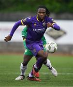 28 June 2024; Thomas Oluwa of Wexford during the SSE Airtricity Men's First Division match between Kerry FC and Wexford at Mounthawk Park in Tralee, Kerry. Photo by Brendan Moran/Sportsfile