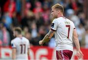 28 June 2024; Stephen Walsh of Galway United during the SSE Airtricity Men's Premier Division match between Shelbourne and Galway United at Tolka Park in Dublin. Photo by Stephen McCarthy/Sportsfile