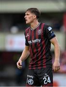 28 June 2024; Cian Byrne of Bohemians during the SSE Airtricity Men's Premier Division match between St Patrick's Athletic and Bohemians at Richmond Park in Dublin. Photo by Seb Daly/Sportsfile