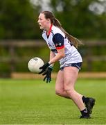 29 June 2024; Shayna Nolan of New York during the John West Féile Peile na nÓg Division One Finals 2024 at the Connacht GAA Centre of Excellence in Bekan, Mayo. Photo by Ben McShane/Sportsfile