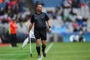 29 June 2024; Linesman David Gough during the GAA Football All-Ireland Senior Championship quarter-final match between Armagh and Roscommon at Croke Park in Dublin. Photo by Stephen McCarthy/Sportsfile