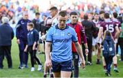 29 June 2024; Con O'Callaghan of Dublin leaves the pitch following his side's defeat in the GAA Football All-Ireland Senior Championship quarter-final match between Dublin and Galway at Croke Park in Dublin. Photo by Stephen McCarthy/Sportsfile