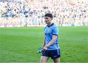 29 June 2024; Michael Fitzsimons of Dublin leaves the pitch following his side's defeat in the GAA Football All-Ireland Senior Championship quarter-final match between Dublin and Galway at Croke Park in Dublin. Photo by Stephen McCarthy/Sportsfile