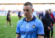 29 June 2024; Con O'Callaghan of Dublin leaves the pitch following his side's defeat in the GAA Football All-Ireland Senior Championship quarter-final match between Dublin and Galway at Croke Park in Dublin. Photo by Stephen McCarthy/Sportsfile
