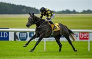 30 June 2024; Lord Massusus, with Gary Carroll up, on their way to winning the Colm McLoughlin Celebration Stakes on day three of the Dubai Duty Free Irish Derby Festival at The Curragh Racecourse in Kildare. Photo by David Fitzgerald/Sportsfile