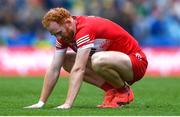 30 June 2024; Conor Glass of Derry during the GAA Football All-Ireland Senior Championship quarter-final match between Kerry and Derry at Croke Park in Dublin. Photo by Shauna Clinton/Sportsfile