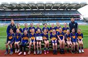 1 July 2024; Team Summerhill, Meath, pictured at the 2024 LGFA Go Games Activity Day at Croke Park in Dublin. Photo by Shauna Clinton/Sportsfile