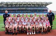 1 July 2024; Team Corofin, Clare, pictured at the 2024 LGFA Go Games Activity Day at Croke Park in Dublin. Photo by Shauna Clinton/Sportsfile