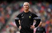 30 June 2024; Donegal manager Jim McGuinness during the GAA Football All-Ireland Senior Championship quarter-final match between Donegal and Louth at Croke Park in Dublin. Photo by Brendan Moran/Sportsfile