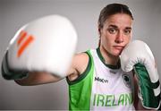 2 July 2024; Team Ireland Boxer Grainne Walsh during the team day for the Paris 2024 Olympic Games at The Crowne Plaza Hotel in Blanchardstown, Dublin. Photo by David Fitzgerald/Sportsfile