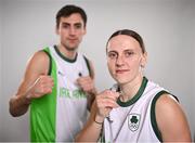 2 July 2024; Team Ireland Boxers Aidan Walsh and Michaela Walsh during the team day for the Paris 2024 Olympic Games at The Crowne Plaza Hotel in Blanchardstown, Dublin. Photo by David Fitzgerald/Sportsfile