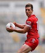 30 June 2024; Shane McGuigan of Derry during the GAA Football All-Ireland Senior Championship quarter-final match between Kerry and Derry at Croke Park in Dublin. Photo by Ben McShane/Sportsfile