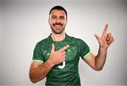 3 July 2024; Harry McNulty during the Team Ireland Paris 2024 team announcement for Rugby Sevens at the Crowne Plaza Hotel in Blanchardstown, Dublin. Photo by David Fitzgerald/Sportsfile