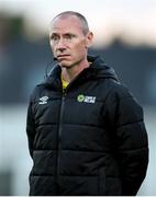 4 July 2024; Fourth official Trevor Cotter during the SSE Airtricity Men's First Division match between Treaty United and Cobh Ramblers at Markets Field in Limerick. Photo by Michael P Ryan/Sportsfile