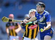 6 July 2024; Tony Kelly of Clare in action against Paddy Deegan of Kilkenny during the GAA Hurling All-Ireland Senior Championship semi-final match between Kilkenny and Clare at Croke Park in Dublin. Photo by Stephen McCarthy/Sportsfile