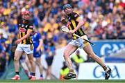 6 July 2024; John Donnelly of Kilkenny celebrates after scoring a point during the GAA Hurling All-Ireland Senior Championship semi-final match between Kilkenny and Clare at Croke Park in Dublin. Photo by Piaras Ó Mídheach/Sportsfile