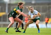 6 July 2024; Mary Kate Lynch of Meath in action against Mary O'Connell of Kerry during the TG4 All-Ireland Ladies Football Senior Championship quarter-final match between Kerry and Meath at Austin Stack Park in Tralee, Kerry. Photo by Tyler Miller/Sportsfile