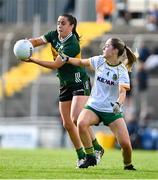 6 July 2024; Danielle O'Leary of Kerry in action against Nicole Troy of Meath during the TG4 All-Ireland Ladies Football Senior Championship quarter-final match between Kerry and Meath at Austin Stack Park in Tralee, Kerry. Photo by Tyler Miller/Sportsfile