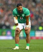 6 July 2024; Bundee Aki of Ireland during the first test between South Africa and Ireland at Loftus Versfeld Stadium in Pretoria, South Africa. Photo by Brendan Moran/Sportsfile