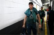 7 July 2024; Cian Lynch of Limerick arrives for the GAA Hurling All-Ireland Senior Championship semi-final match between Limerick and Cork at Croke Park in Dublin. Photo by Stephen McCarthy/Sportsfile