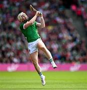 7 July 2024; Cian Lynch of Limerick during the GAA Hurling All-Ireland Senior Championship semi-final match between Limerick and Cork at Croke Park in Dublin. Photo by Ray McManus/Sportsfile