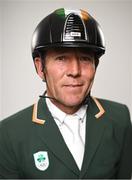 8 July 2024; Austin O'Connor during the Team Ireland Paris 2024 team announcement for Equestrian at The Crowne Plaza Hotel in Blanchardstown, Dublin. Photo by Ramsey Cardy/Sportsfile