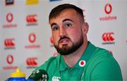 9 July 2024; Rónan Kelleher during an Ireland Rugby Media Conference at the Garden Court Hotel in Durban, South Africa. Photo by Brendan Moran/Sportsfile