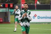 9 July 2024; Roberto Lopes of Shamrock Rovers before the UEFA Champions League First Qualifying Round First Leg match between Vikingur Reykjavik and Shamrock Rovers at Víkingsvöllur in Reykjavik, Iceland. Photo by Haflidi Breidfjord/Sportsfile