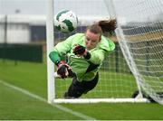 10 July 2024; Goalkeeper Courtney Brosnan during a Republic of Ireland women's training session at the FAI National Training Centre in Abbotstown, Dublin. Photo by David Fitzgerald/Sportsfile