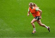 11 July 2024; Megan Connolly during a Republic of Ireland women's training session at Carrow Road in Norwich, England. Photo by Stephen McCarthy/Sportsfile