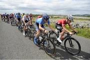 11 July 2024; The peloton during stage three of the 2024 Junior Tour of Ireland at the Burren stage in Clare. Photo by Stephen McMahon/Sportsfile