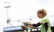 11 July 2024; Goalkeeper Sophie Whitehouse during a Republic of Ireland women's training session at Carrow Road in Norwich, England. Photo by Stephen McCarthy/Sportsfile