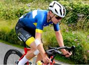 11 July 2024; Matthew Walls of Cycling Leinster team during stage three of the 2024 Junior Tour of Ireland at the Burren stage in Clare. Photo by Stephen McMahon/Sportsfile