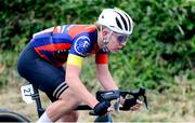 11 July 2024; Rhys Burrell of South Africa on Track team during stage three of the 2024 Junior Tour of Ireland at the Burren stage in Clare. Photo by Stephen McMahon/Sportsfile