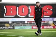 12 July 2024; James McManus of Bohemians arrives before the SSE Airtricity Men's Premier Division match between Bohemians and Sligo Rovers at Dalymount Park in Dublin. Photo by Seb Daly/Sportsfile