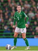 12 July 2024; Niamh Fahey of Republic of Ireland during the 2025 UEFA Women's European Championship qualifying group A match between England and Republic of Ireland at Carrow Road in Norwich, England. Photo by Stephen McCarthy/Sportsfile