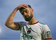 12 July 2024; Greg Bolger of Cork City after his side's victory in the SSE Airtricity Men's First Division match between Cork City and Finn Harps at Turner's Cross in Cork. Photo by Michael P Ryan/Sportsfile