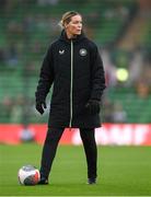 12 July 2024; Republic of Ireland assistant coach Emma Byrne before the 2025 UEFA Women's European Championship qualifying group A match between England and Republic of Ireland at Carrow Road in Norwich, England. Photo by Stephen McCarthy/Sportsfile